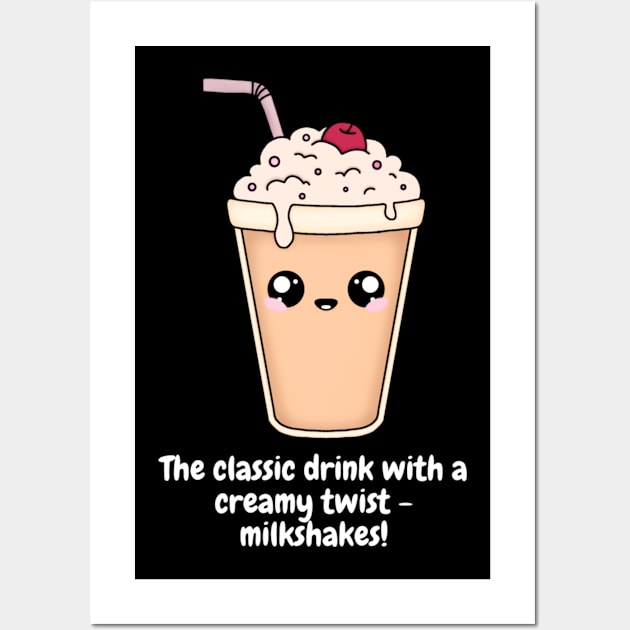 The classic drink with a creamy twist - milkshakes! Wall Art by Nour